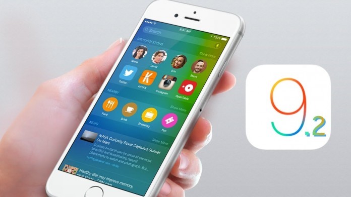 iOS 9.2 Yayınlandı